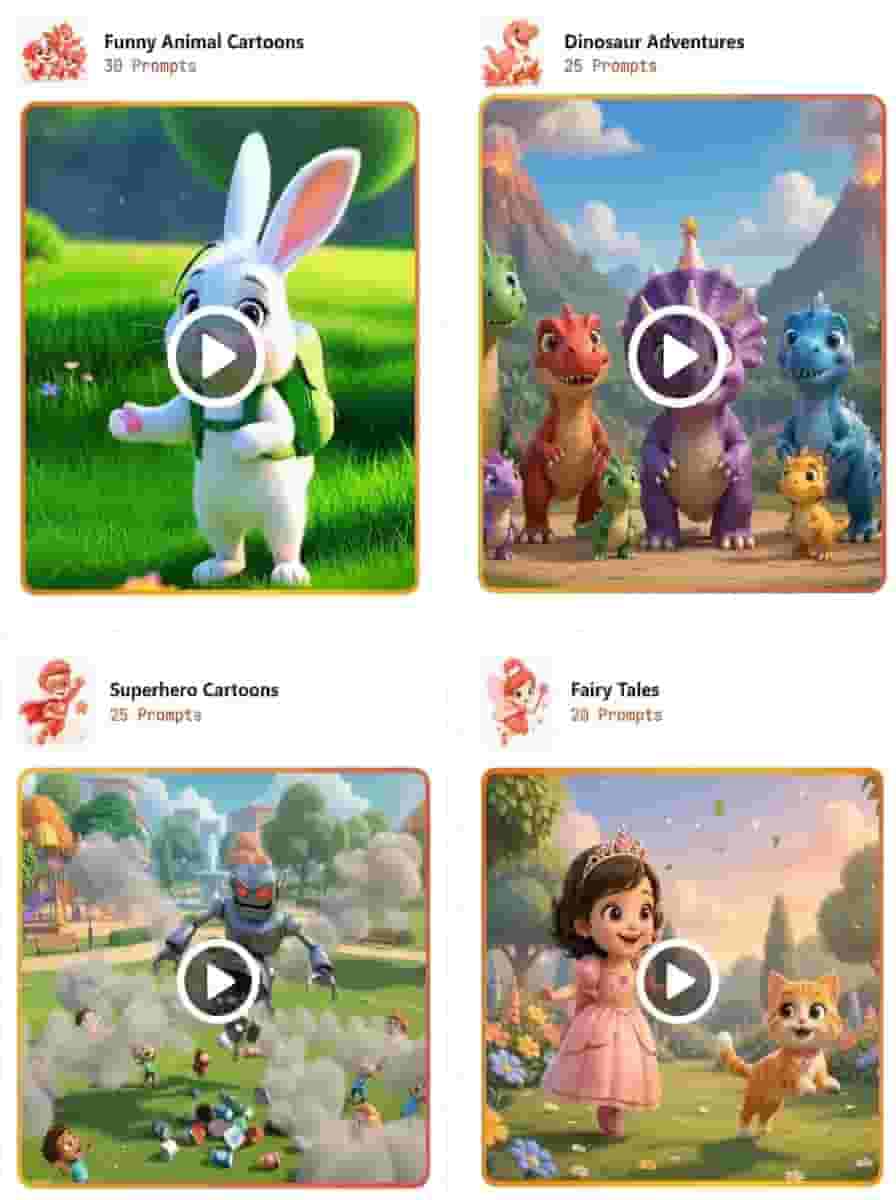 Viral Cartoon Video Creator AI demo creation